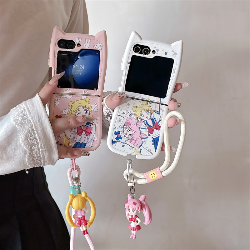 Phone Cases Z Flip 6 - Süße Cartoon Japan Anime Sailor Moon