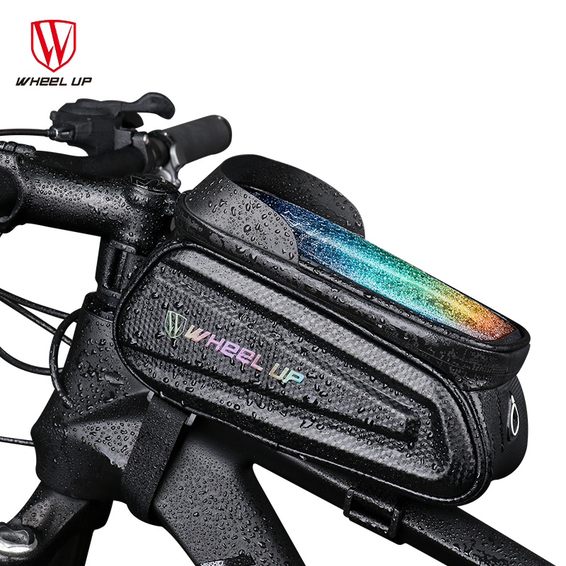 Phone Cases Youtube - WHEEL UP Fahrrad-Vorderrahmentasche Fahrradtasche Wasserdichte Handyhülle