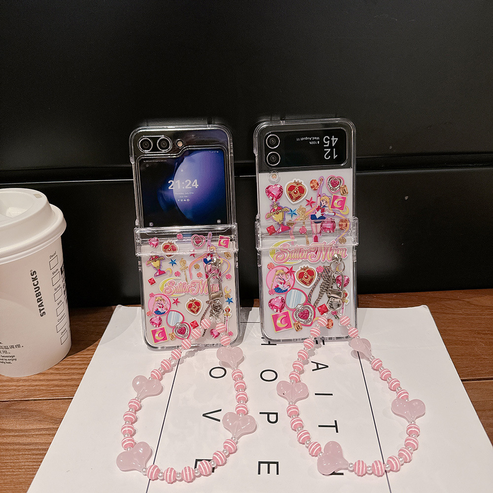 Phone Cases Z Flip 6 - Süße Cartoon Japan Anime Sailor Moon