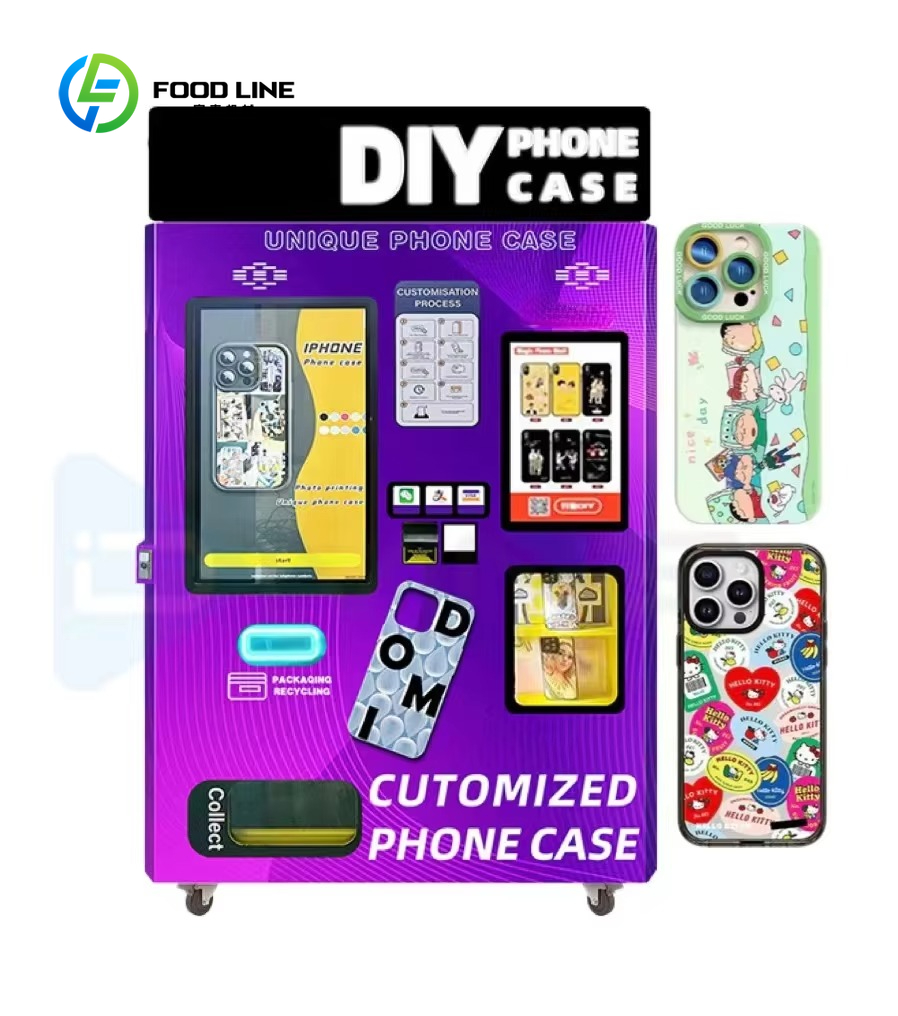 Phone Cases Best Buy - Maßgeschneiderter automatischer Handyhüllen-Verkaufsautomat für Einkaufszentren, Ein-Klick-DIY-Drucker,