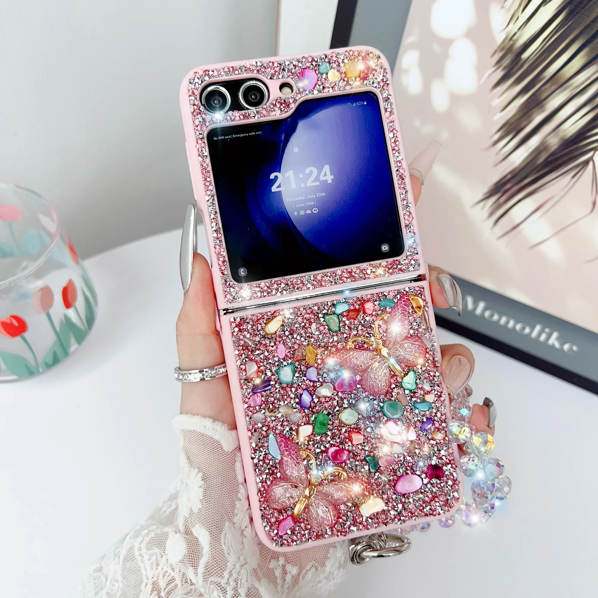 Phone Cases Z Flip 6 - Luxus Glitzer Handyhülle für Samsung Galaxy