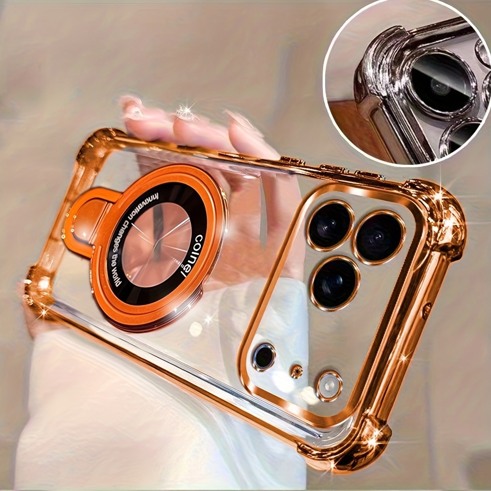 Ring Stand Case - Luxuriöse Handyhülle mit Magnetringhalterung und Ständer