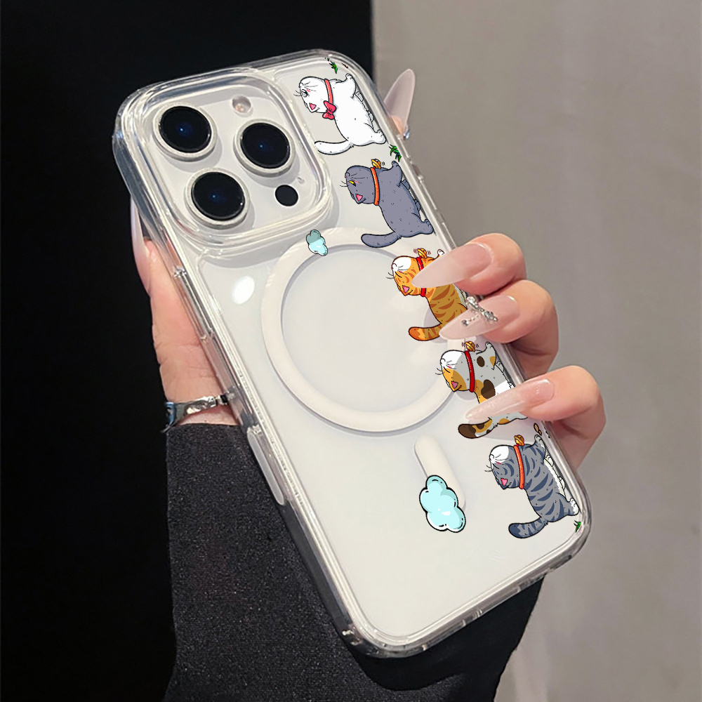 Phone Cases Cute Iphone 14 - Niedliche Cartoon-Katzen-Handyhülle für iPhone 17 11