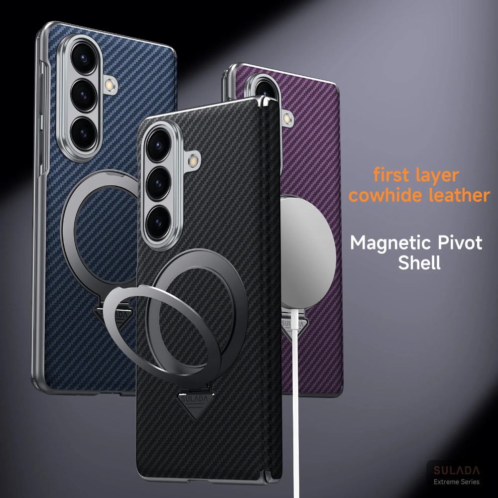 Ring Stand Case - Business Carbon Fiber Magnetische Ring Ständer