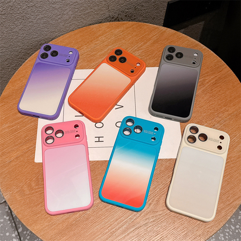Phone Cases Protective - Luxuriöse Candy-Farben Farbverlauf Handyhülle für iPhone