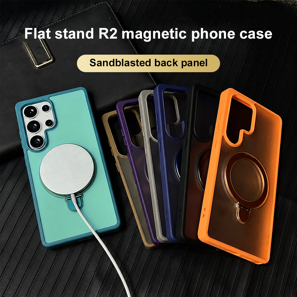 Ring Stand Case - Hautfreundliche Magnetische Standhülle für Samsung Galaxy