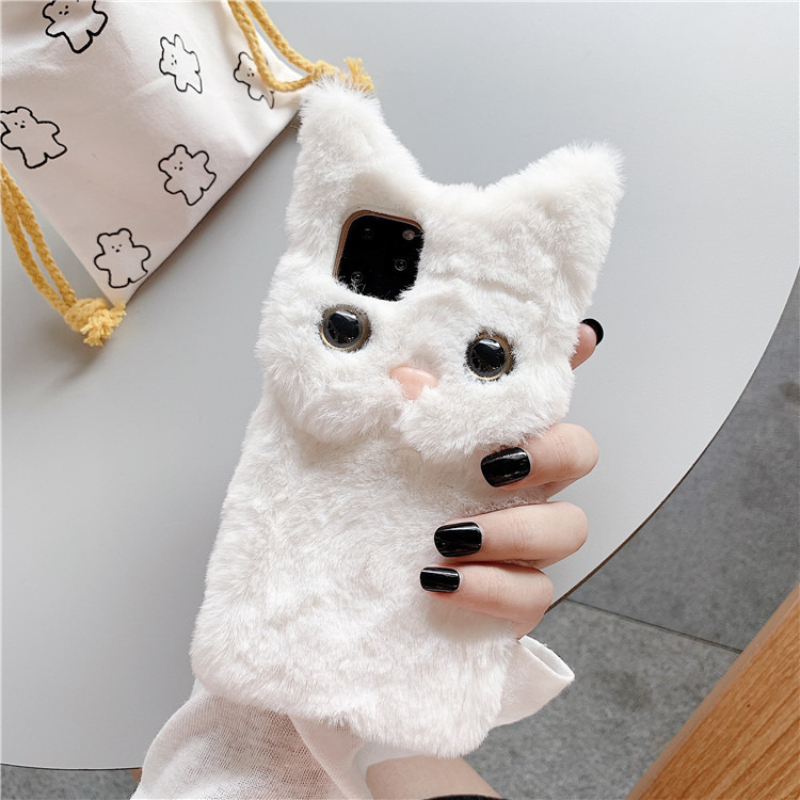 3D Niedliche Cartoon-Katze Plü – Phone Cases Cute Iphone 14 Bewertung und Preis