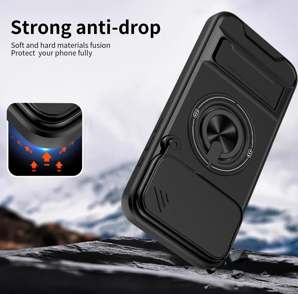 Magnetische Handyhülle für iPh – Ring Stand Case Bewertung und Preis