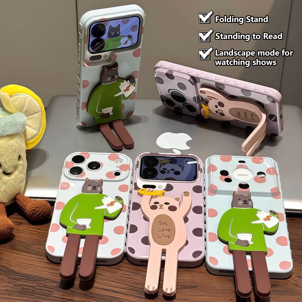 Niedliche Polka-Dot-Handyhülle – Phone Cases With Stand Bewertung und Preis