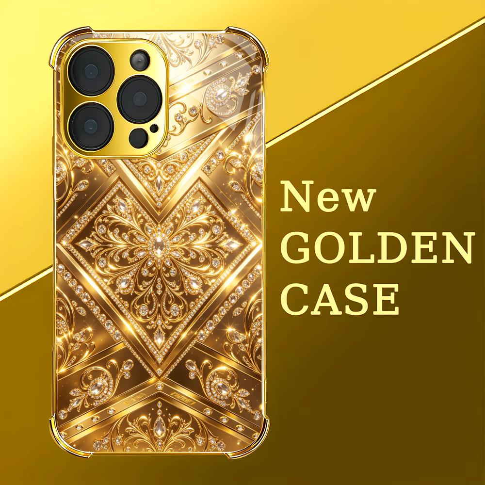 Stilvolle goldene Barock-Glas- – Phone Cases Rhode Bewertung und Preis