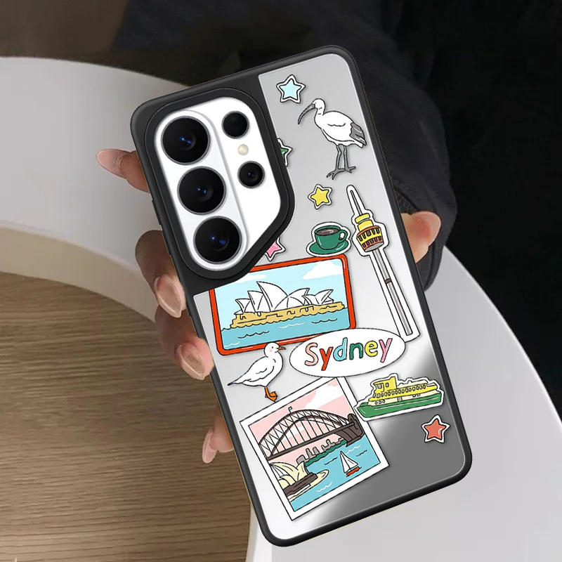 Melbourne Reise-Spiegeloberflä – Phone Cases Melbourne Bewertung und Preis