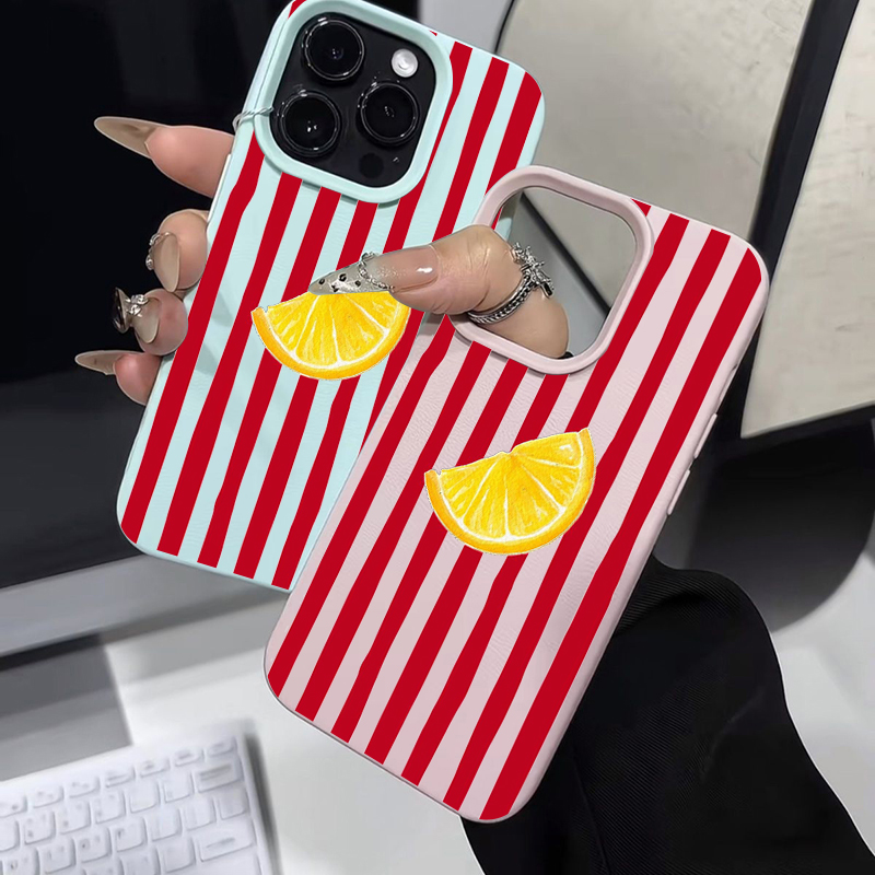 Modische Zitronenmuster TPU Si – Phone Cases Protective Bewertung und Preis