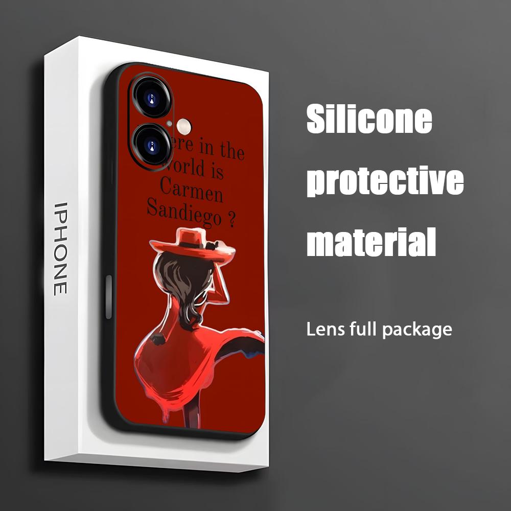 Heiße Carmen Sandiego Cartoon  – Phone Cases Protective Bewertung und Preis