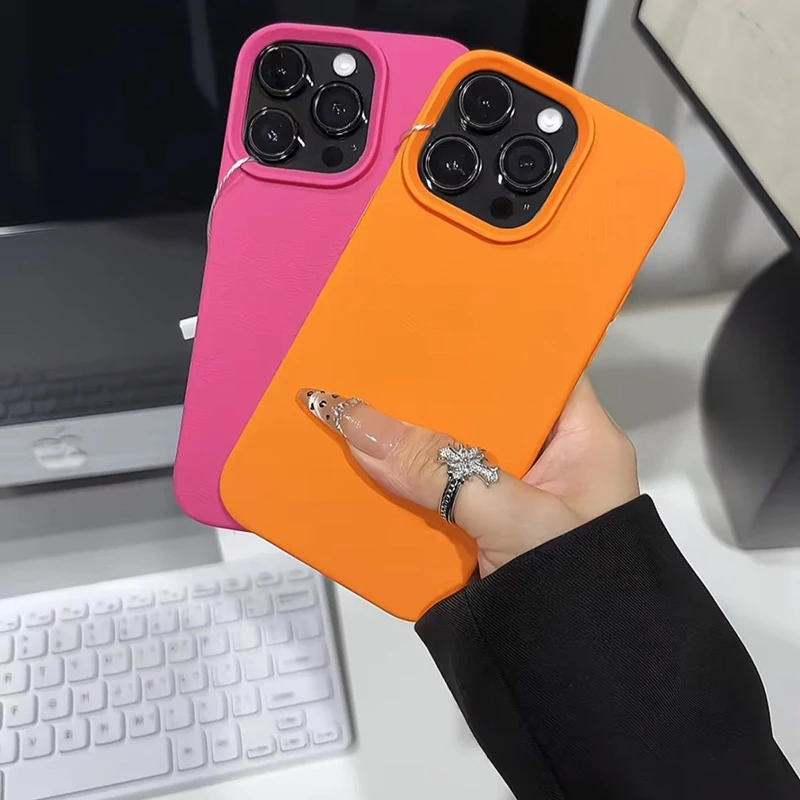 Candy Color Lichee Pattern Sof – Phone Cases Rhode Bewertung und Preis