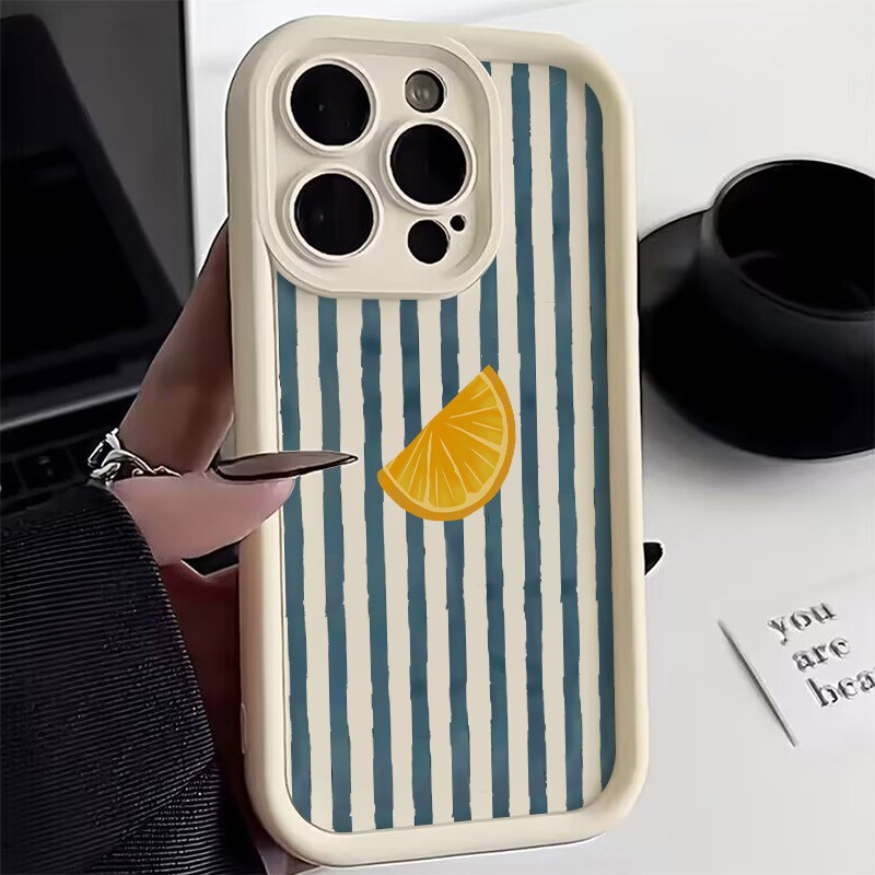 Gestreifte Zitronenscheiben-Mu – Phone Cases Protective Bewertung und Preis