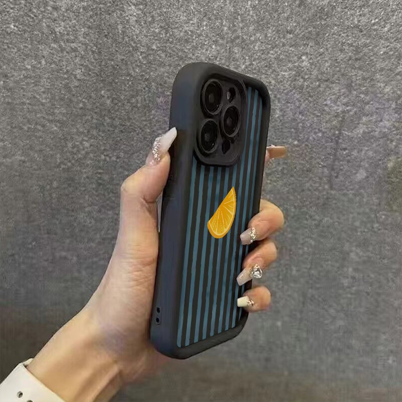 Gestreifte Zitronenscheiben-Mu – Phone Cases Protective Bewertung und Preis