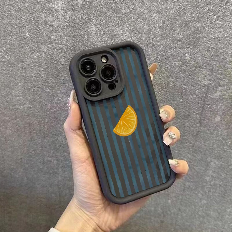 Gestreifte Zitronenscheiben-Mu – Phone Cases Protective Bewertung und Preis