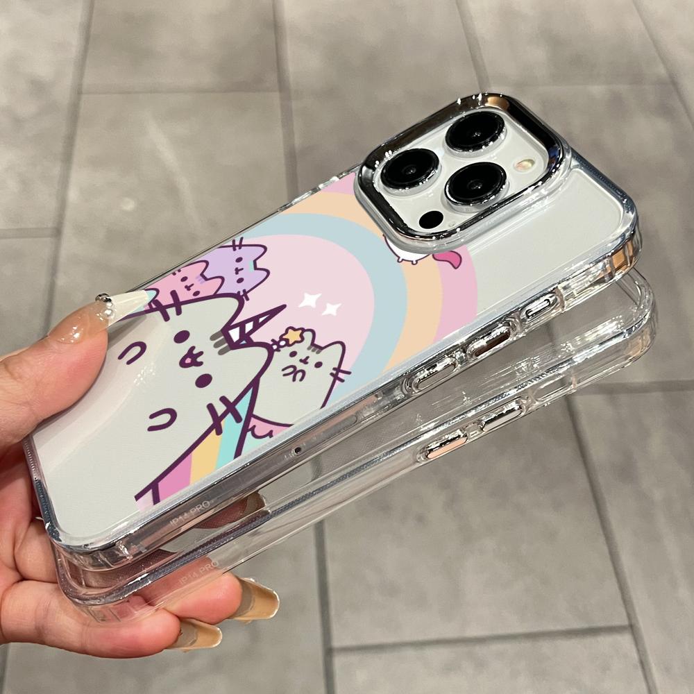 Cartoon Pusheen Katze Matt Tra – Phone Cases Clear Bewertung und Preis