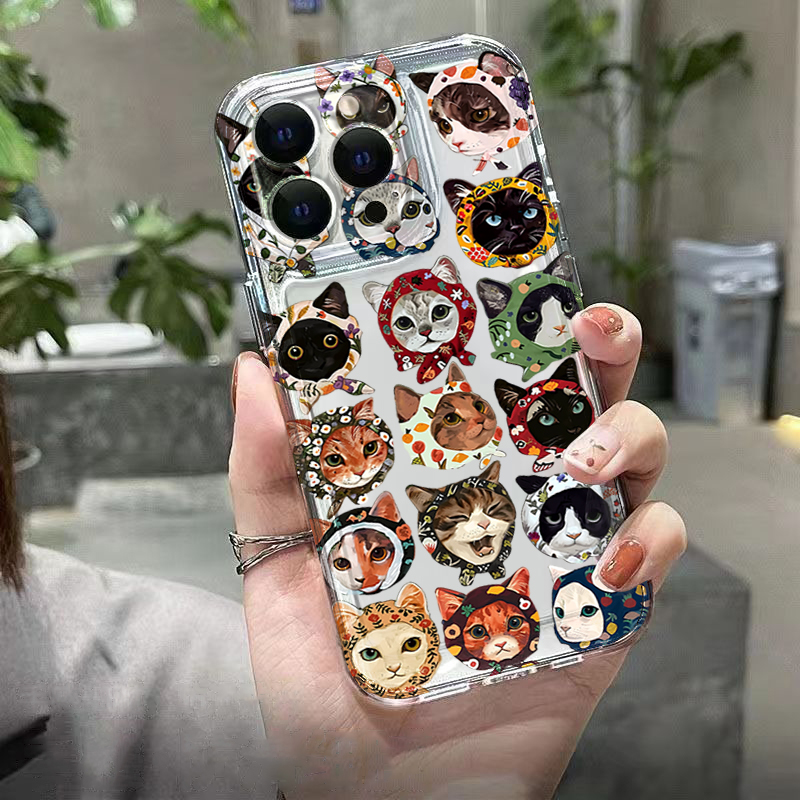 Niedliche Bandana-Katze Transp – Phone Cases Clear Bewertung und Preis