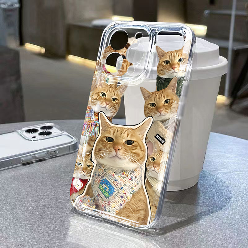 Niedliche Bandana-Katze Transp – Phone Cases Clear Bewertung und Preis