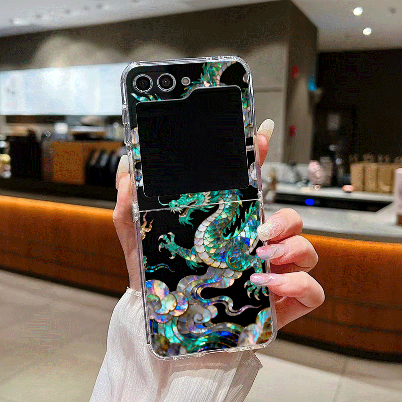 Stilvolle Tiger Dragon Marmor  – Phone Cases Z Flip 6 Bewertung und Preis