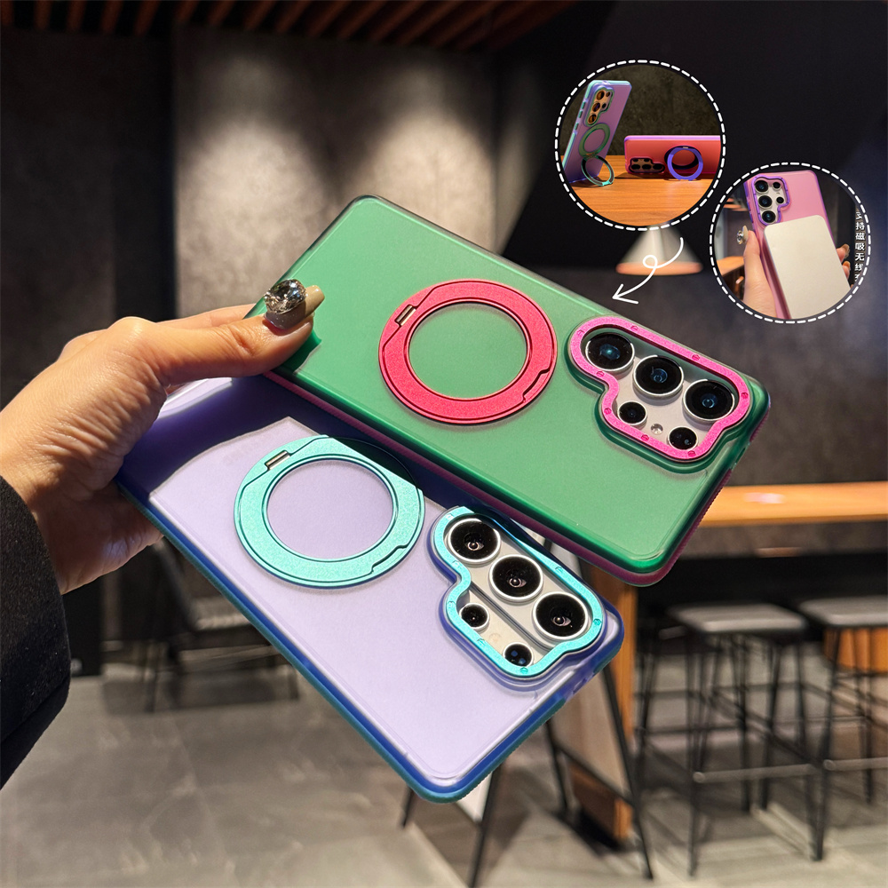 Kontrastfarbene 360° drehbare  – Ring Stand Case Bewertung und Preis