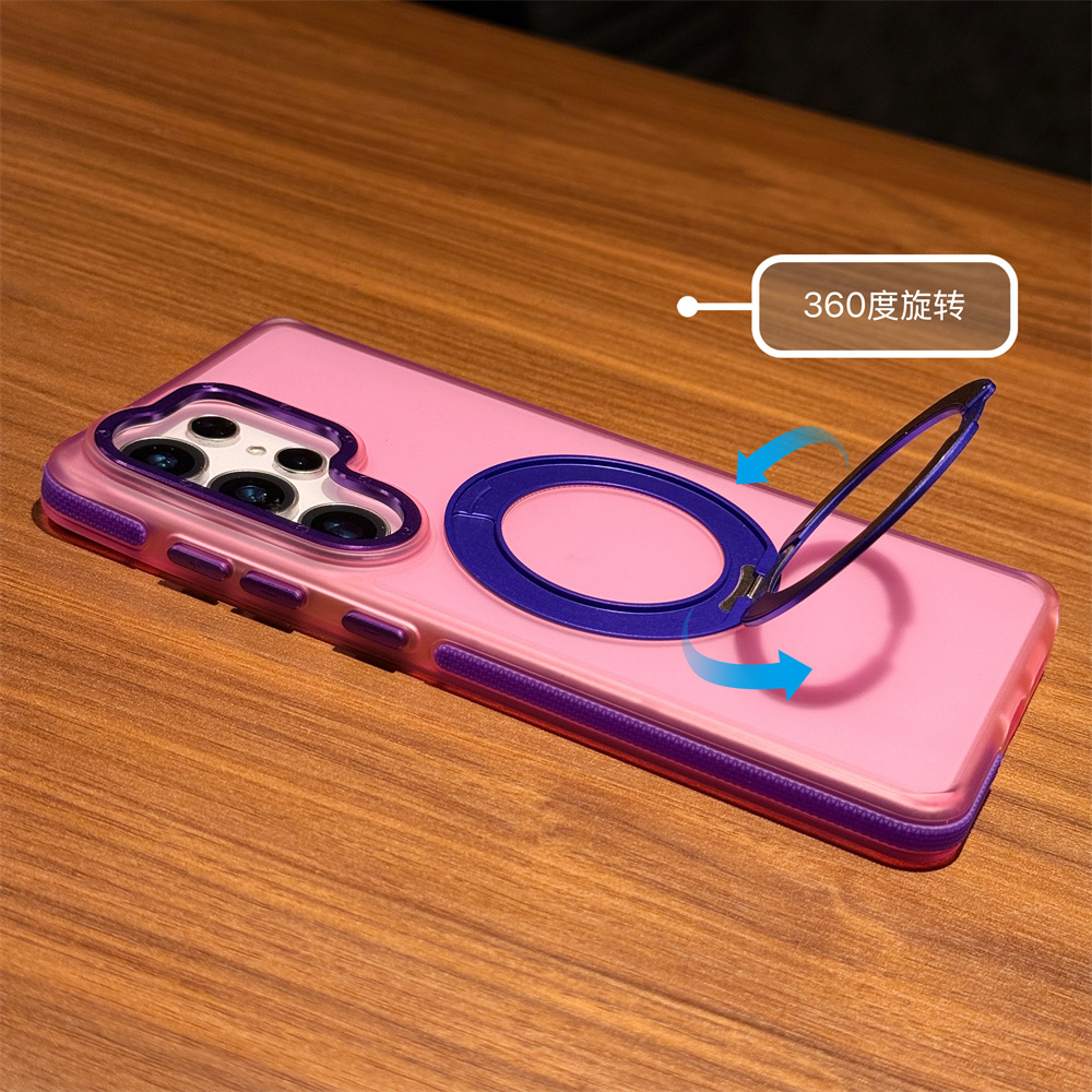 Kontrastfarbene 360° drehbare  – Ring Stand Case Bewertung und Preis
