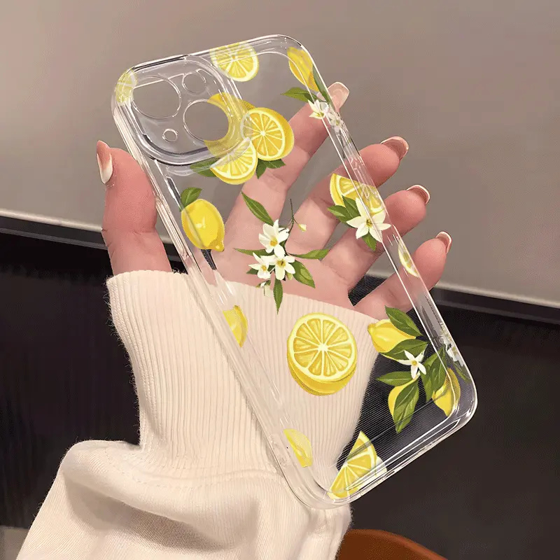 Sommer Obst Zitrone Blume Klar – Phone Cases Clear Bewertung und Preis
